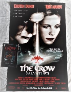 The Crow: Dead Time #1 (1996) + The Crow Salvation, (2000) Promotional poster