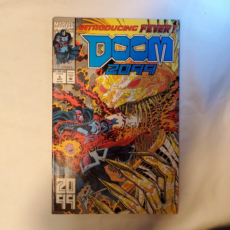 Doom 2099 5 Fine+ Cover pencils by Pat Broderick | Comic Books - Modern ...