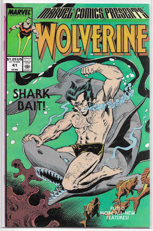 Marvel Comics Presents   vol. 1   # 41 FN Wolverine