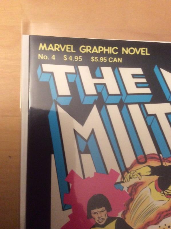 MARVEL GRAPHIC NOVEL 4, NM (9.2 - 9.4), 3RD PRINT, 1ST APP NEW MUTANTS