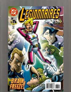 Lot Of 12 Legionnaires DC Comic Books # 36 37 38 39 40 41 42 43 44 45 46 47 GK34