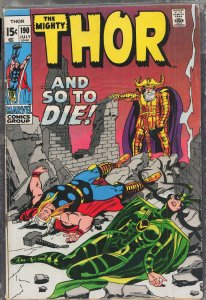 Thor #190 (1971) Thor
