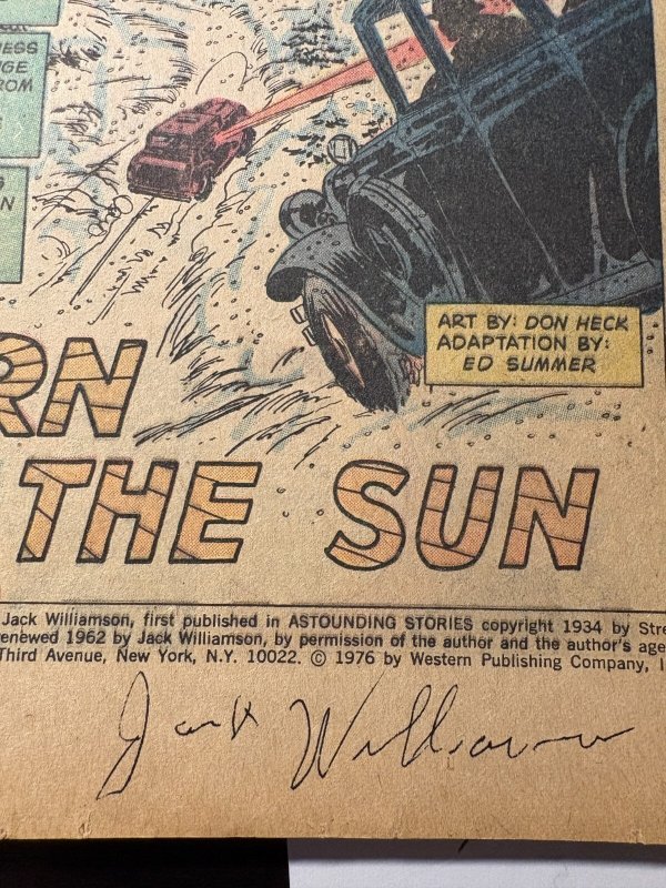 1979 QUESTAR Illustrated Science Fiction Classics SIGNED Jack Williamson G/VG