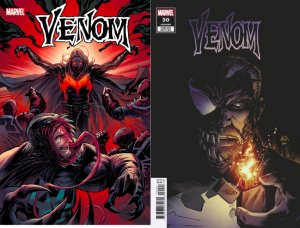 (2020) VENOM #30 REGULAR + RYAN STEGMAN VARIANT COVER! DONNY CATES!