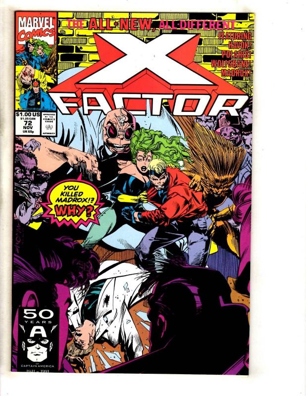 10 X-Factor Marvel Comic Books # 71 72 73 74 75 76 77 78 79 80 X-Men Storm CR53 