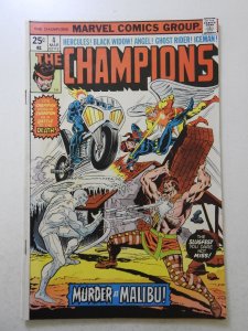 The Champions #4 (1976) CHampion vs Champion! MVS Intact! VG Condition!