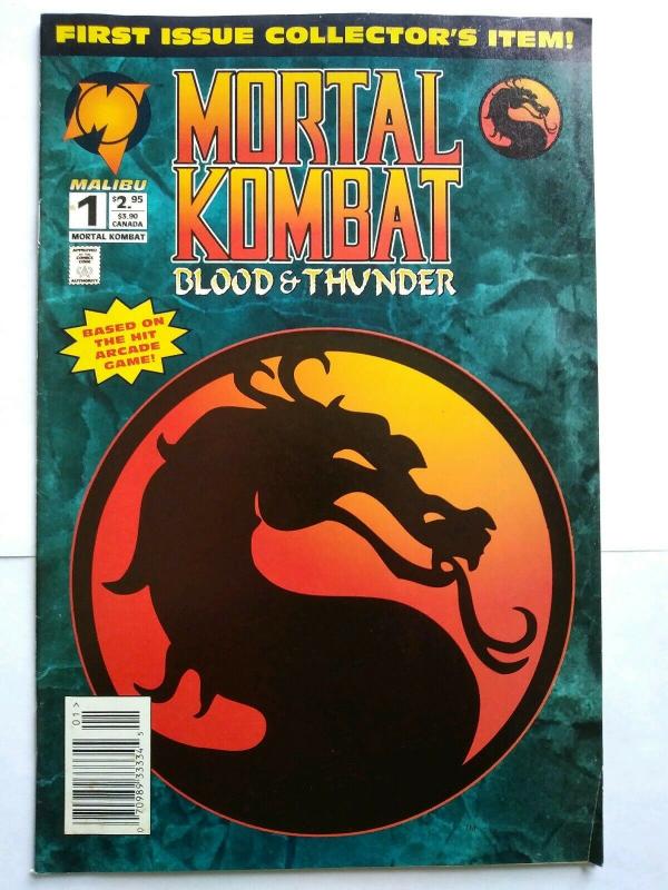 Mortal Kombat #1 (Jul 1994, Malibu) HTF - LOW GRADE