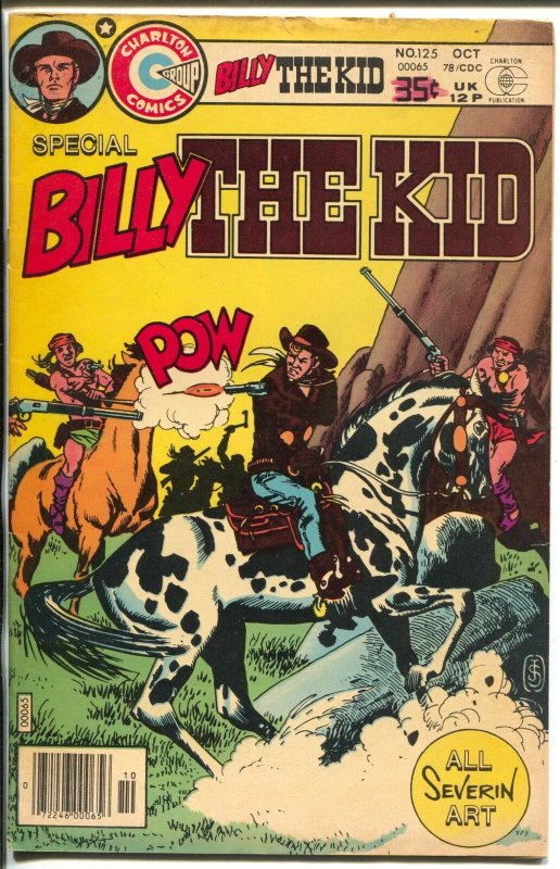 Billy The Kid #125 1978-John Severin cover & story art-FN+