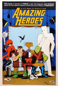 Amazing Heroes #89 (Feb 1986, Fantagraphics) 7.5 VF-