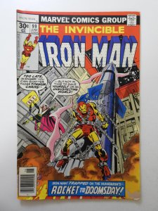 Iron Man #99 VG Condition! Moisture stain