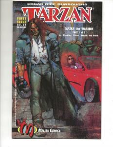 TARZAN THE WARRIOR #1, VF/NM, Bisley, Burroughs, Malibu 1992  more in store