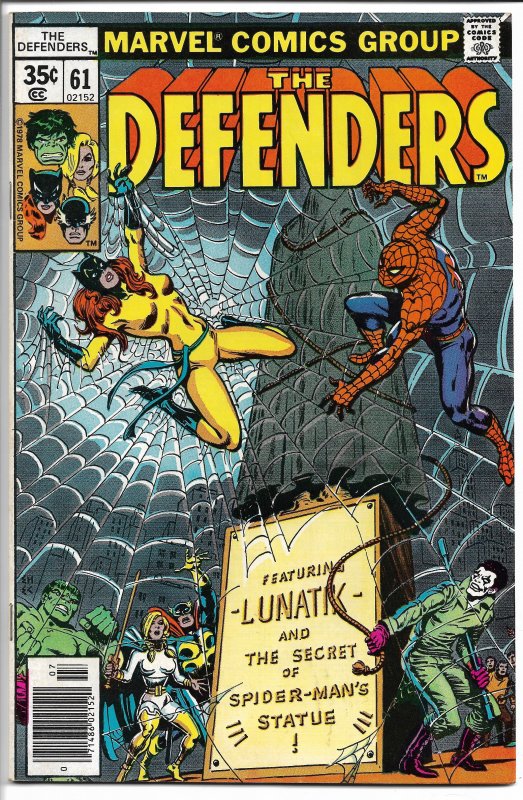 The Defenders 61 - Bronze Age - July, 1978 (VF)