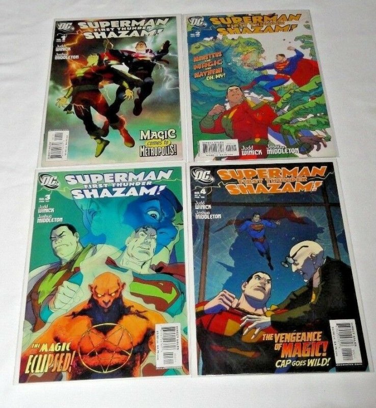 Superman / Shazam: First Thunder #1-4 Full Run/Story/Set (Nov 2005, DC)