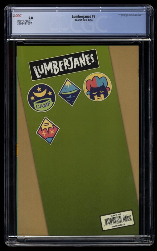Lumberjanes #3 CGC NM/M 9.8 White Pages