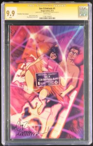 Sex Criminals #1 Forbidden Planet CGC 9.9 MINT Double Signed Fraction, Zdarsky