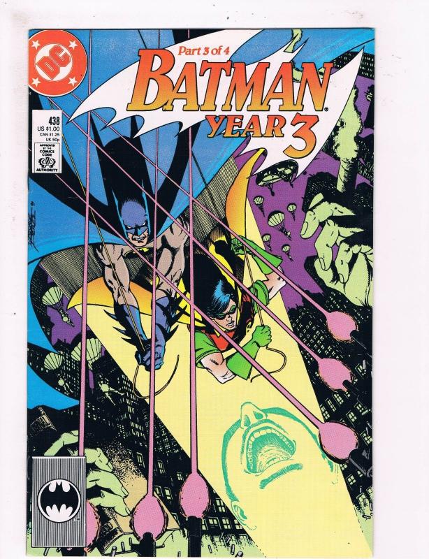 Batman # 438 VF/NM DC Comic Books Year 3 The Joker Catwoman Mr.Freeze Robin SW12