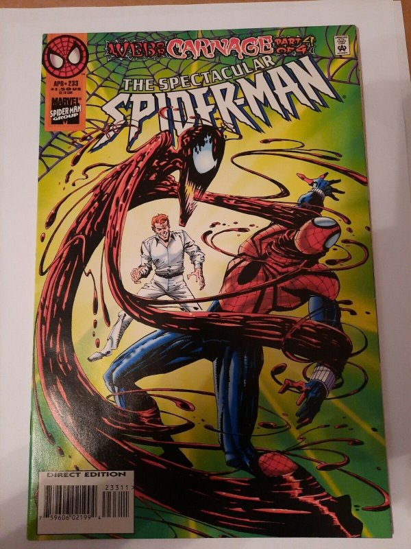 Spectacular Spider-Man #233 NM- Web of Carnage 4of4 1996