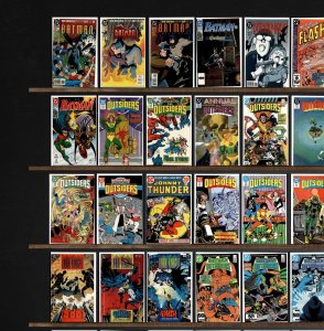Huge Lot 140+ Comics with Batman, The New Titans, The Outsiders & More!