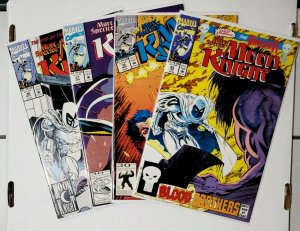 MOON KNIGHT & The PUNISHER (Marvel 1992) 4-Part Blood Brothers #35-38 bundle
