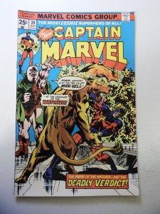 Captain Marvel #39 (1975) FN Condition