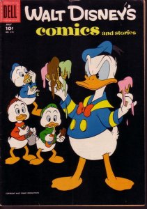 WALT DISNEY'S COMICS & STORIES #214 DONALD DUCK BARKS VG