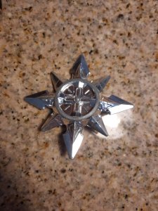 Vintage VOLTRON Large 4 Chrome Shield rare 