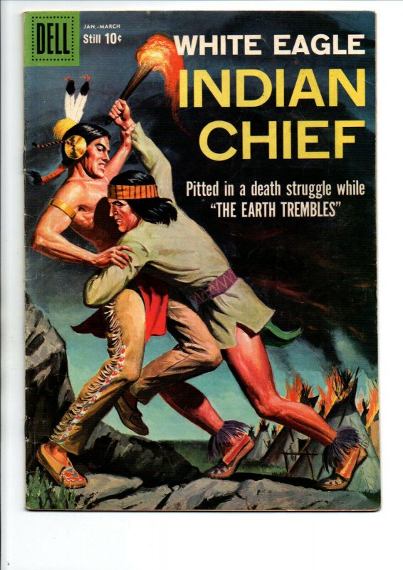 Indian Chief #33 - White Eagle Painted Cover - Dell - 1959 - (-VF)