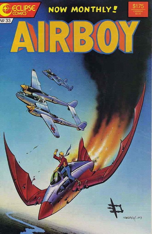 Airboy #33 VF/NM; Eclipse | save on shipping - details inside