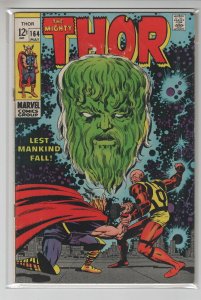 THOR (1966 MARVEL) #164 VG+ A15151