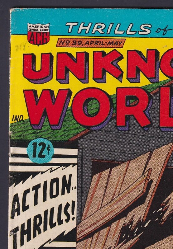 Unknown Worlds #39 6.0 FN ACG Comic - Apr 1965