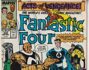 Fantastic Four(vol. 1) # 335  ACTS OF VENGEANCE !