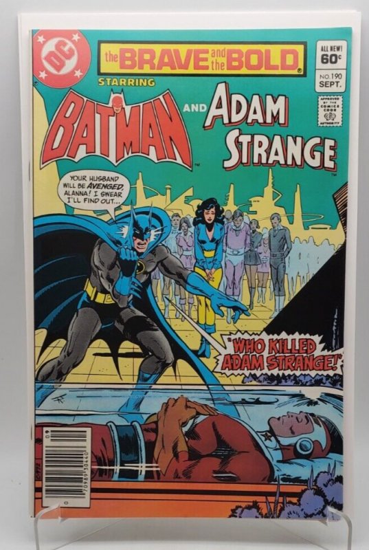 BRAVE AND THE BOLD #190 BATMAN & ADAM STRANGE (1982) NM