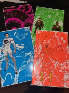 DC Mech (2022) Lot, 2, 4, 5, 6, Dan Mora 1:50 Variant Covers, NM- Condition