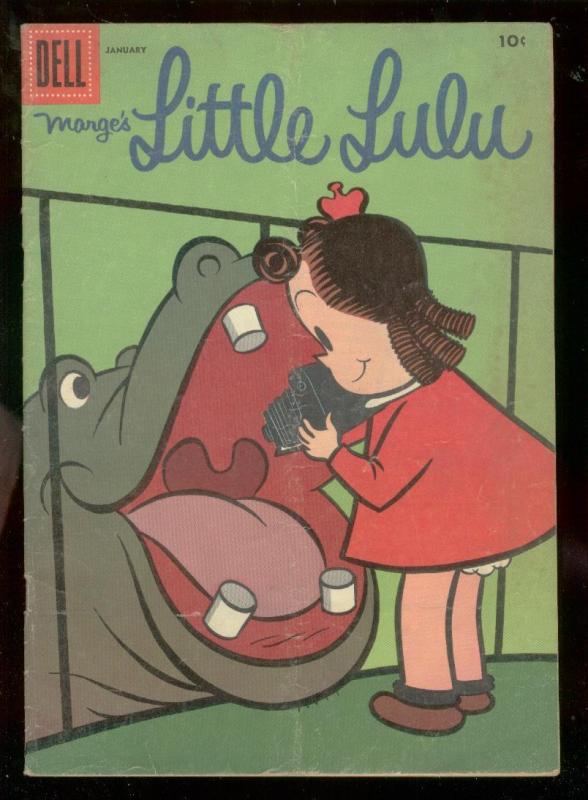 MARGE'S LITTLE LULU #103 1957-JOHN STANLEY ART-DELL COM VG