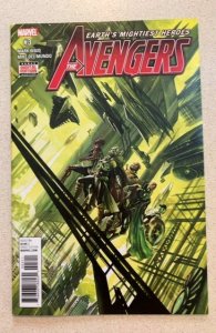 Avengers #3 (2017) Mark Waid Story Mike Del Mundo Art Alex Ross Cover