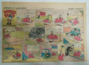 Donald Duck Sunday Page by Walt Disney from 11/23/1941 Half Page Size