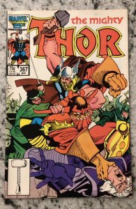 Thor #367 (1986) NM Marvel Comic Book Loki Odin Avengers Asgard Sif JH6