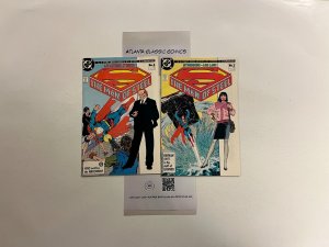 2 Superman Man of Steel Min-Series DC Comics Books #2 4 Byrne 19 SM11