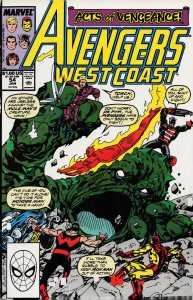 Avengers West Coast #54 (1990) West Coast Avengers / Avengers West Coast