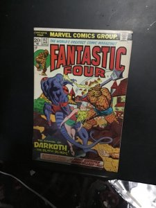 Fantastic Four #142 (1974) 1st Darkoth! Dr. Doom cameo! Mid-grade key! FN Wow!