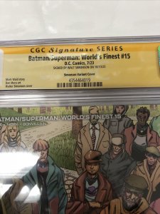 Batman / Superman : World’s Finest (2023)#15(CGC 9.8SS) Signed Walt Simonson C=1