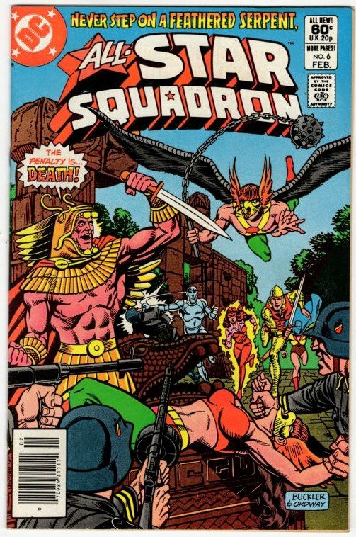 ALL-STAR SQUADRON #6 (VF+) 1¢ Auction! No Resv! See More!!!