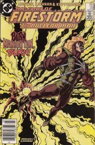 Fury of Firestorm, The #33 (Newsstand) FN ; DC | Burn Manhattan