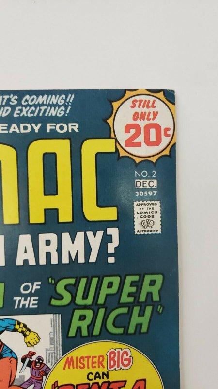 Omac #2 One Man Army 1974 DC Comics Kirby Art & Story 1st Printing Classic