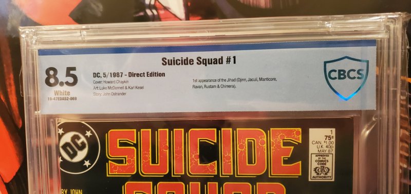 Suicide Squad #1 - CBCS 8.5 - Cover art by Howard Chaykin