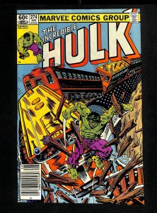Incredible Hulk #274 FN/VF 7.0