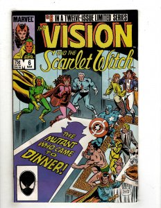 The Vision and the Scarlet Witch #6 (1986) YY5