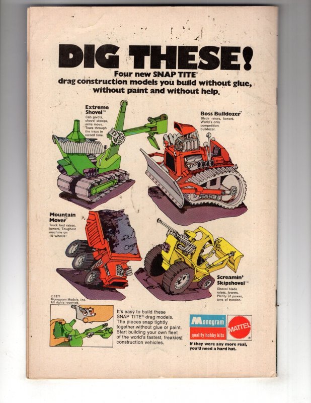 Weird Mystery Tales #1 (1972)  Bronze DC HORROR / ID#22