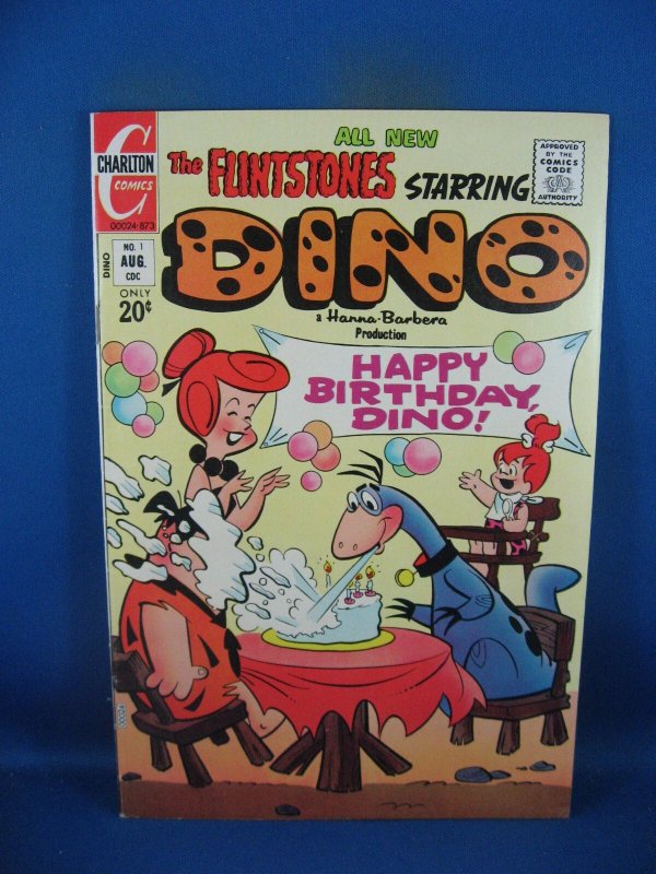 FLINTSTONES STARRING DINO 1 F  CHARLTON 1973