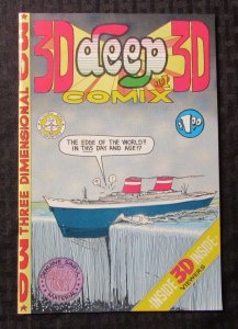 1970 DEEP 3D COMIX #1 FVF w/ Original Glasses Don Glassford 2nd Printing